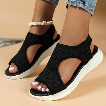 CarpeDutch™  Breezy Knit Sandalen