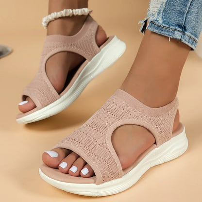 CarpeDutch™  Breezy Knit Sandalen