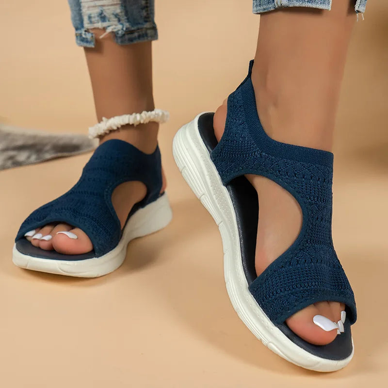 CarpeDutch™  Breezy Knit Sandalen